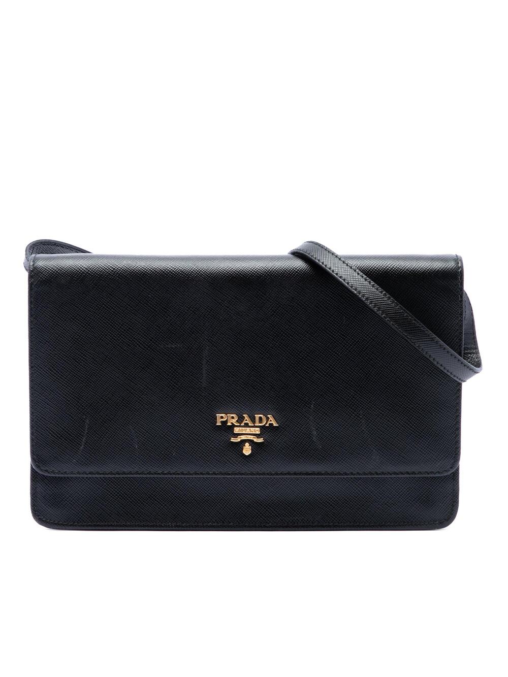Prada Wallet Crossbody Saffiano Leather #376460P74B